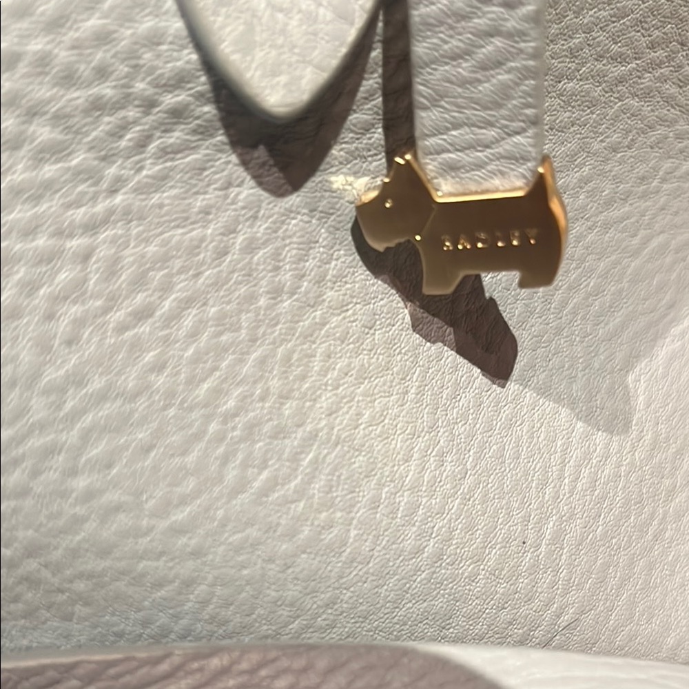 Radley London Blue Leather Tote Bag - Picture 4 of 8